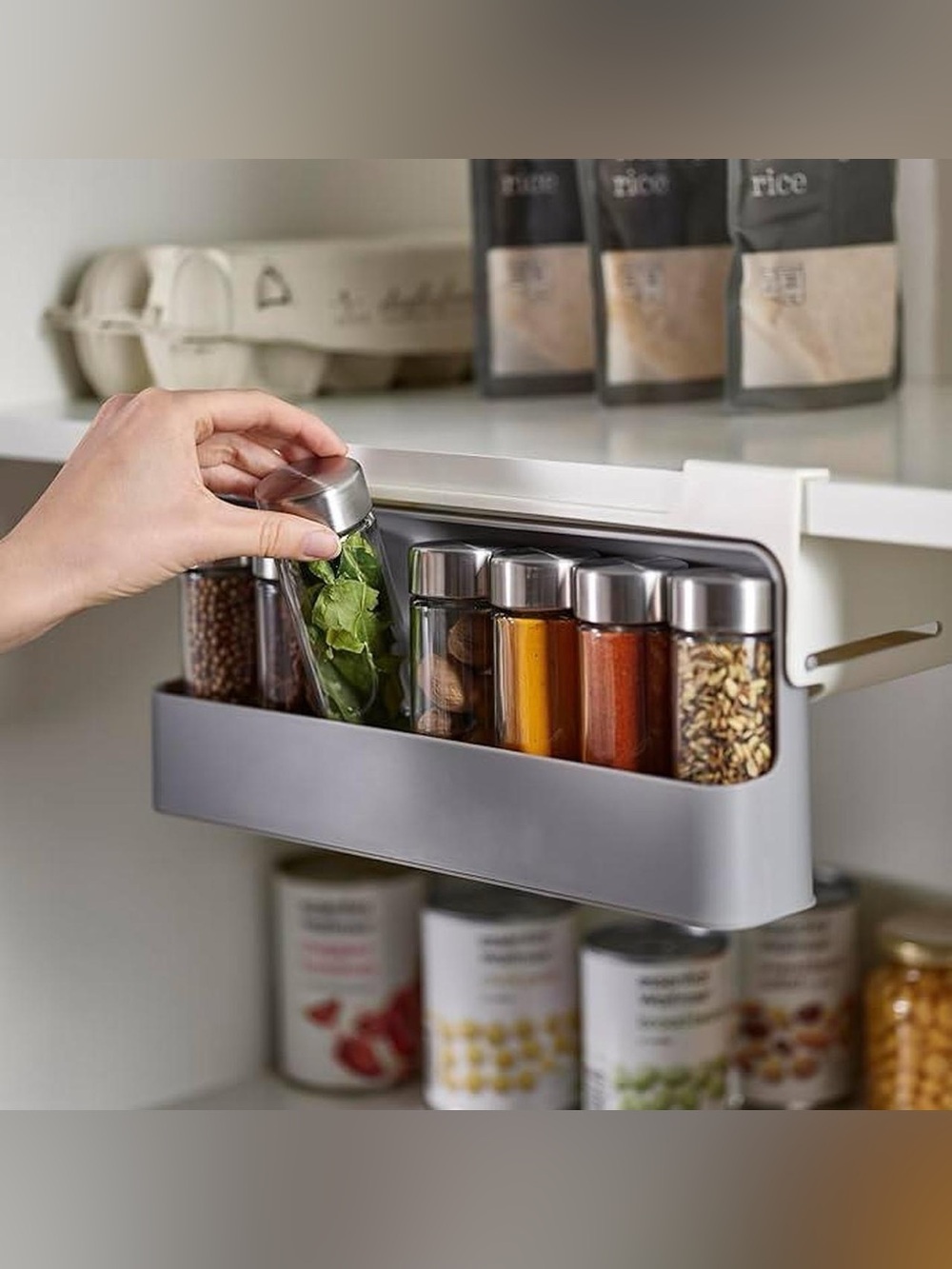 Under Shelf Spice Rack